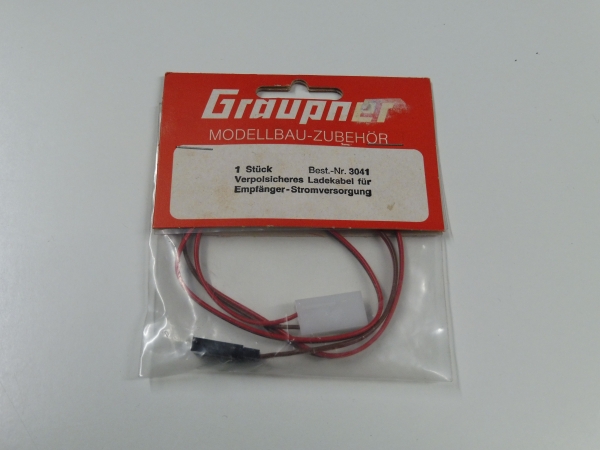 Graupner Verpolsicheres Ladekabel für Empfänger G2 - JR Buchse #3041