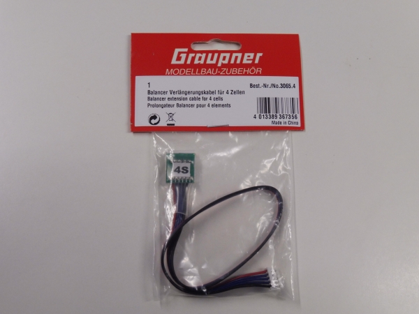 Graupner Balancer extension cable 4 cells #3065.4