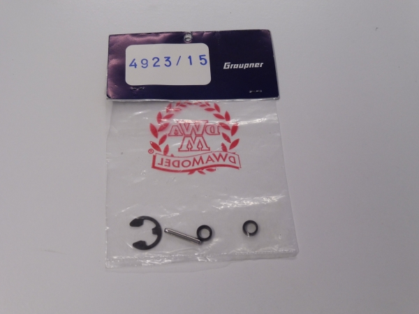 Graupner DWA Commando spacer rings and pin # 4923.15