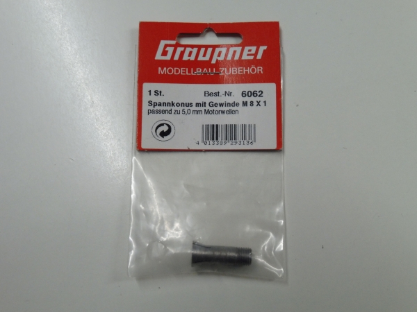 Graupner clamping cone with thread M8x1 # 6062