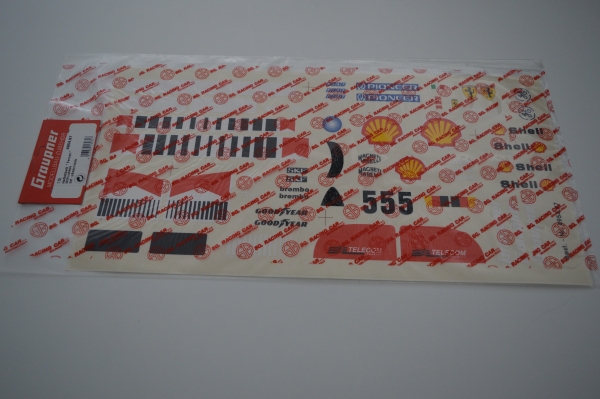 Graupner SG Formula 1 Ferrari decals #4954.97