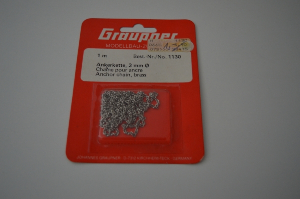 Graupner anchor chain 3mm #1130