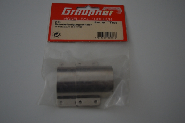 Graupner Motorbefestigungsschalen für Motoren 35,5mm #1153