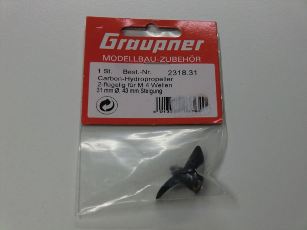 Graupner Propeller Race right 31mm M4# 2318.31