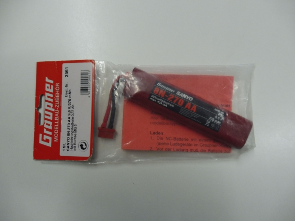 Graupner NC Sanyo 8N-270 AA 9.6V / 270 mAh #2561