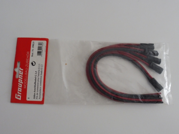 Graupner battery connection cable G2.5 #2982.5