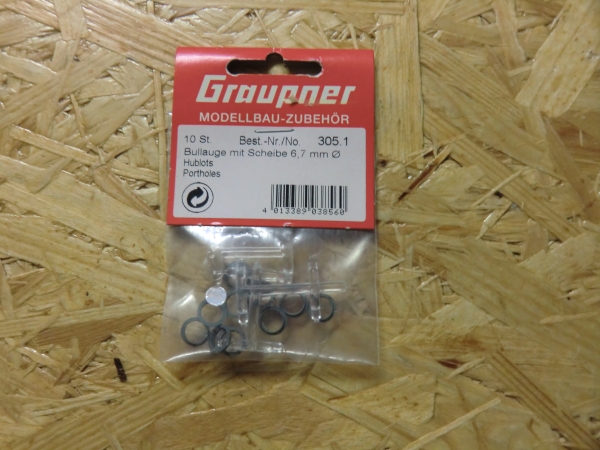 Graupner Hublots 6,7mm #305.1