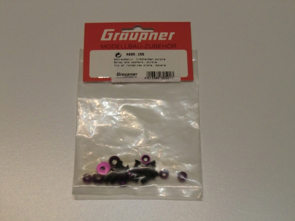 Graupner Impuls XR-7 Screw Set Purple #4895.155