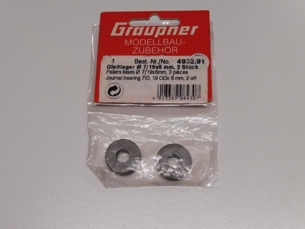 Graupner Gepard Gleitlager 19x6x7 #4932.91