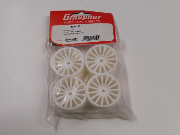 Graupner Mini Cooper Rims White #5033.87