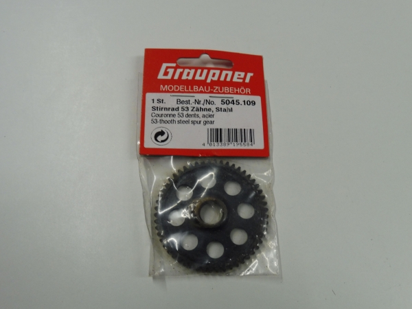 Graupner Bergonzoni Flash 4WD spur gear 53T steel # 5045.109