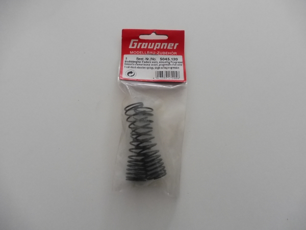 Graupner Bergonzoni Flash 4WD shock absorber springs front, hard # 5045.123