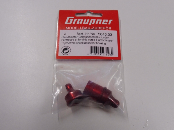 Graupner Bergonzoni Flash 4WD Stoßdämpfer Gehäusedeckel Set #5045.33