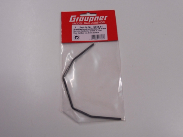 Graupner Bergonzoni Flash 4WD Stabilisator draht hinten 3mm #5045.51