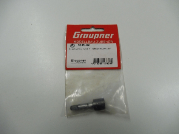 Graupner Bergonzoni Flash 4WD Steckachse rund f. Torsen Mitteldifferential #5045.60