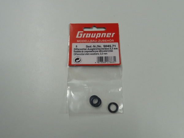 Graupner Bergonzoni Flash 4WD differential shim 0.1mm # 5045.71