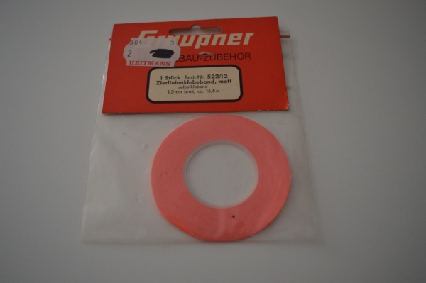 Graupner decorative line tape | Orange | 1.5mm / 16m #522.2