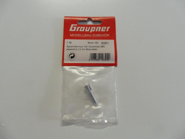 Graupner clamping cone M5 | 3.2mm shaft #6061