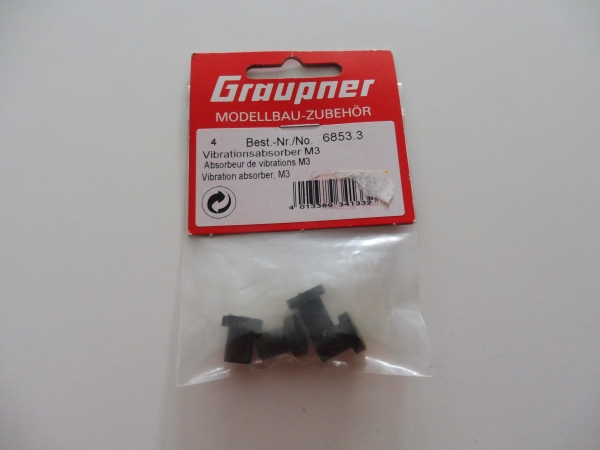 Graupner vibration absorber M3, 4 pieces # 6853.3