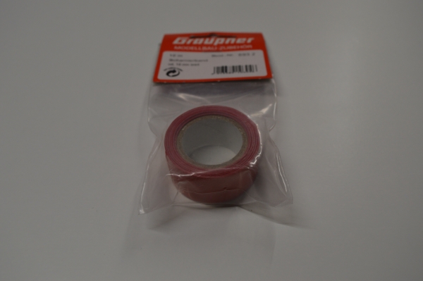 Graupner hinge band | Red | 19mm | 10m #693.2