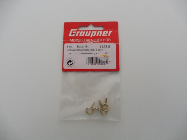 Graupner hose clamp 5.0 - 5.5mm # 1123.5