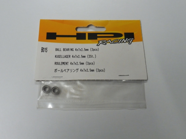 HPI Bearing 4x7x2.5mm #B015