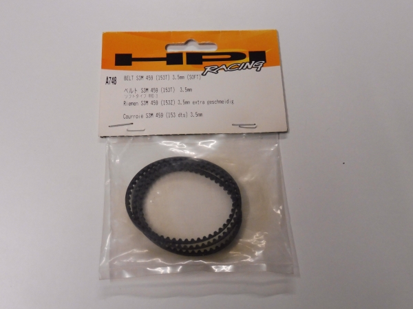 HPI PRO3 timing belt S3m 459 | 153Z | 3.5mm | extra supple #A748