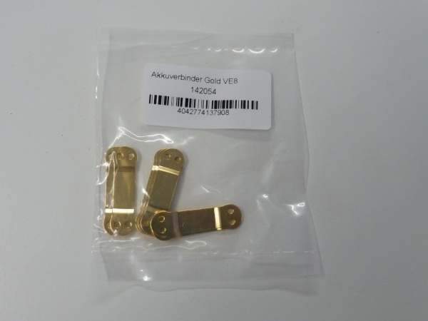 Jamara Akkuverbinder Gold | 8 Stück #142054