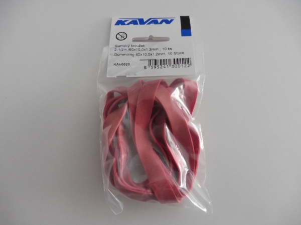 Kavan rubber rings 60x10x1.2mm | 10 pieces #KAV0023