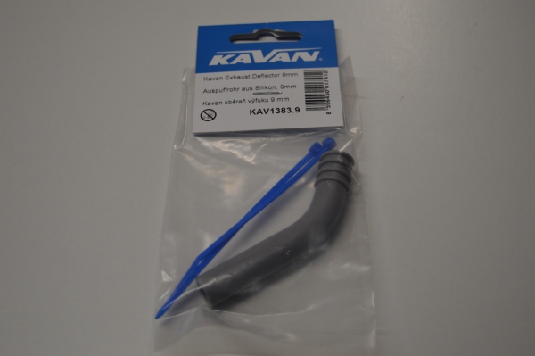 Kavan silicone drain pipe 45° | Gray | 9mm #KAV1383.9