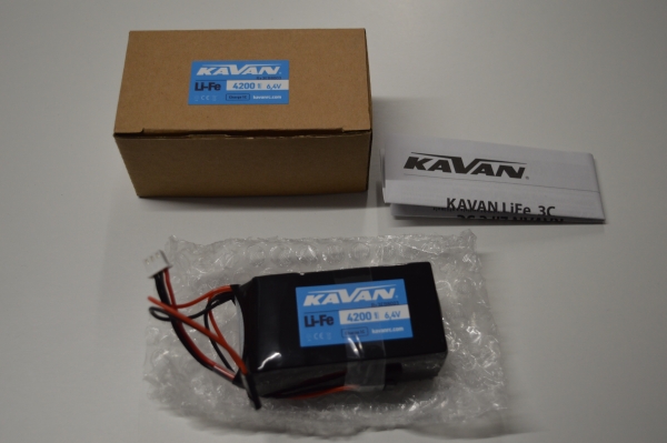 Kavan Li-Fe receiver battery | 6.4V | 4200mAh | 2S | 3C #KAV33.8003