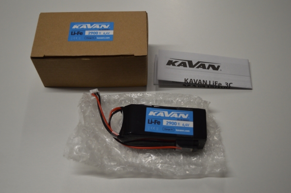 Kavan Li-Fe receiver battery | 6.4V | 2900mAh | 2S | 3C #KAV33.8003