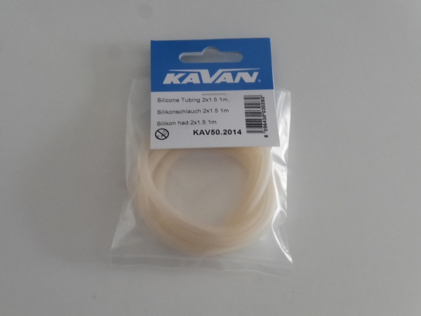 Kavan silicone fuel hose 2x1.5mm | 1m #KAV50.2014