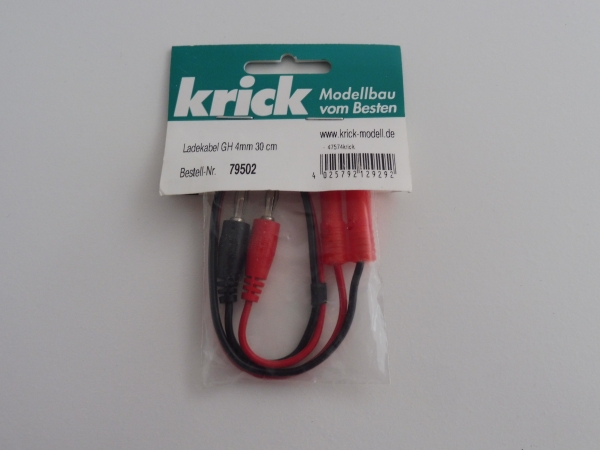 Krick Ladekabel GH 4mm Goldkontakt #79502