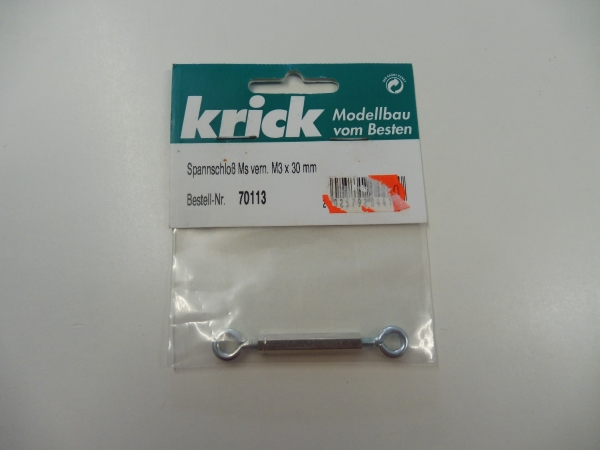 Krick turnbuckle M3x30mm # 70113