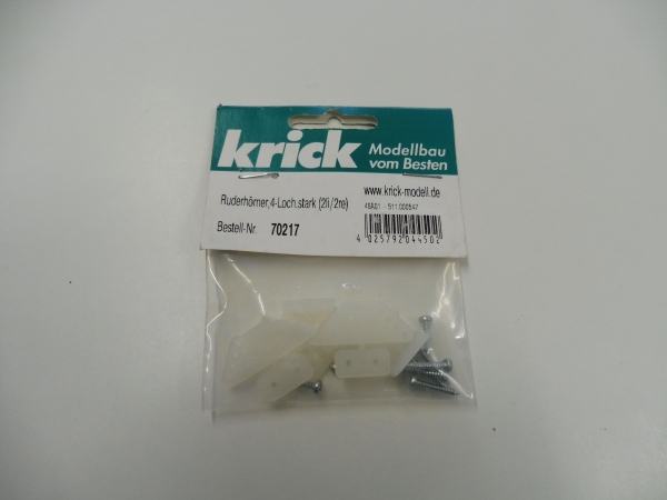 Krick control horns, 4-hole, strong, 4 pieces # 70217