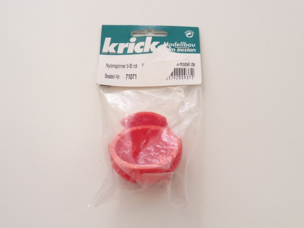 Krick Spinner 50mm Rot 3-Blatt #71071