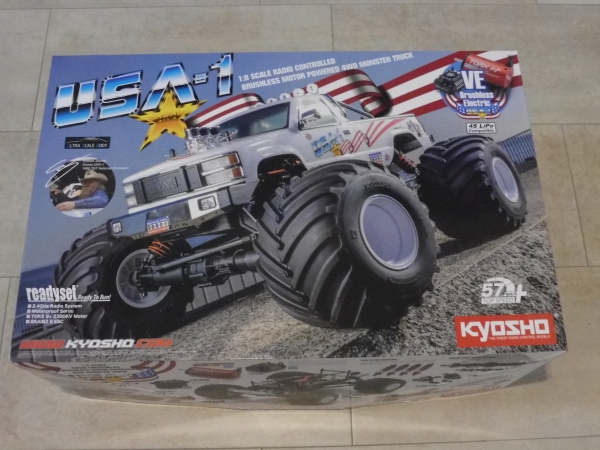 Kyosho USA-1 VE 1:8 4WD Readyset EP (Torx8-Brainz8 ESC) #34257B