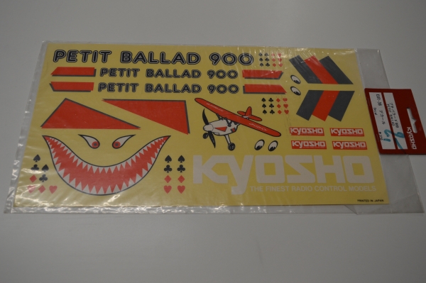 Kyosho Petit Ballad 900 decal sheet #BR-38