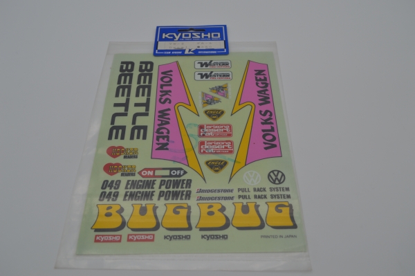 Kyosho VW Beetle decals #VW-2