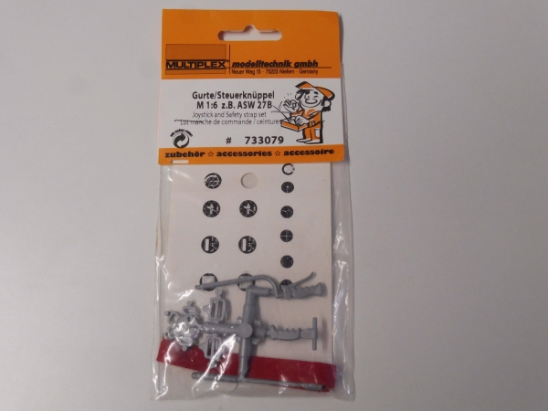 Multiplex straps / joysticks | 1:6 scale #733079