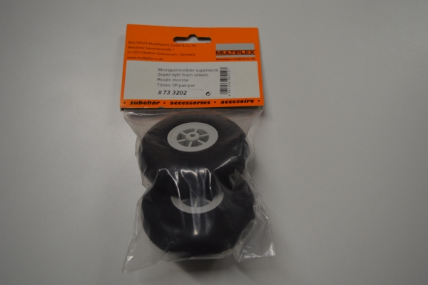 Multiplex foam rubber wheels | Super light | 73mm #733202