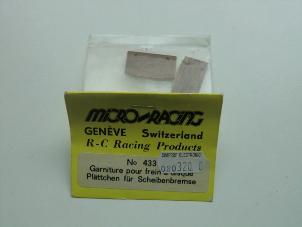 Micro Racing Brake Plates #433