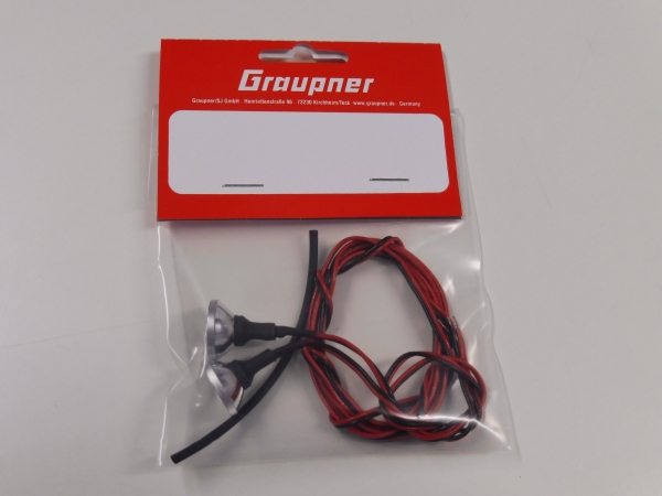 Graupner Doppel Landescheinwerfer 4,8-6,0V |18mm Ø