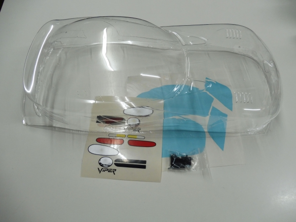 Dodge Viper Lexan body set 1:10 for Tamiya #WMS128