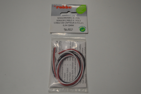 Robbe sensor cable 4-pole | 0.35mm #4015