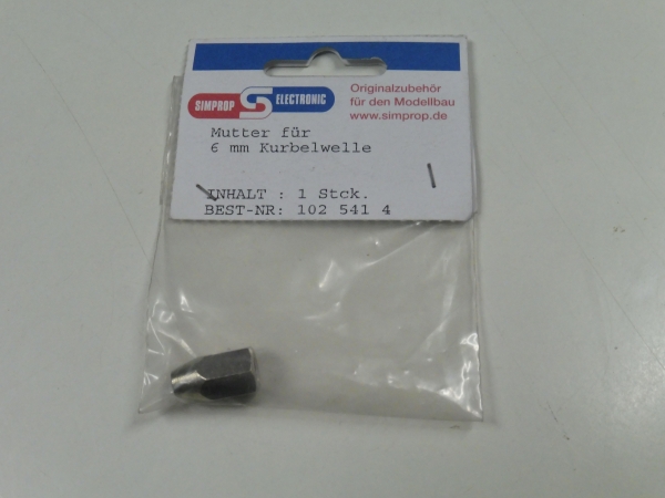 Simprop spinner retaining nut M6 / M4 #1025414