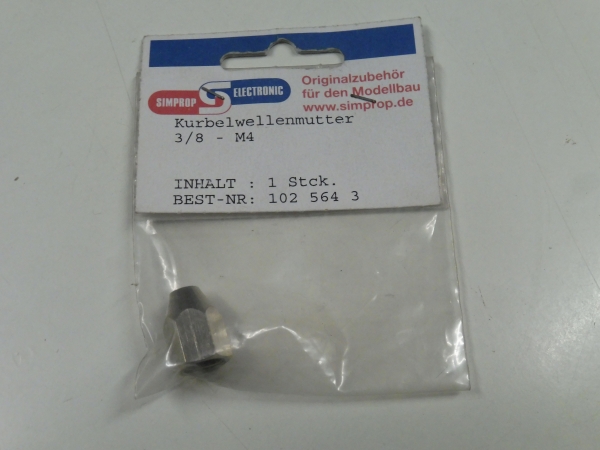 Simprop Spinner Retaining Nut 3/8 | M4 #1025643