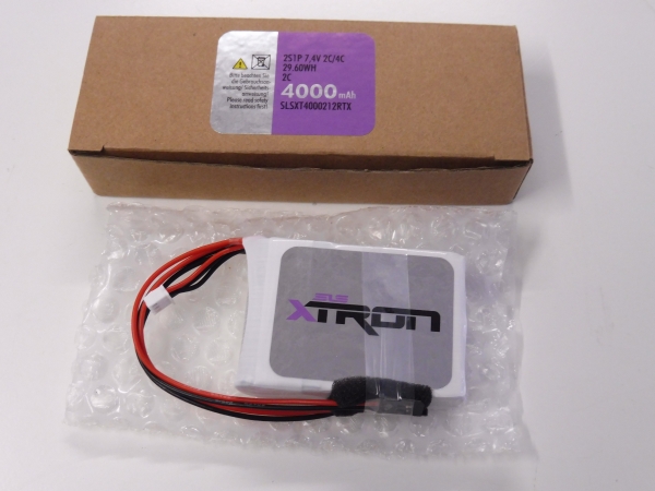 SLS XTRON receiver battery 4000mAh | 2S1P | 7.4V | 2C/4C #SLSXT4000212RTX