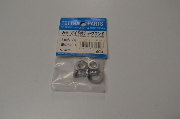 Tettra hose closure 3mm | Aluminum | Silver #4427